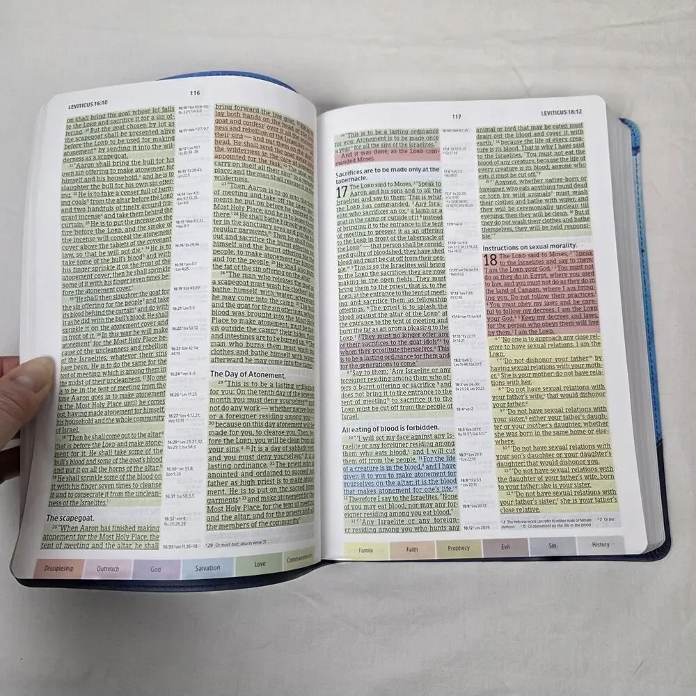 Bonded Leather Holy Bible NIV The Message Parallel New International Version
